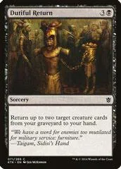 Dutiful Return #71