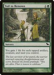 Toil to Renown [Foil]