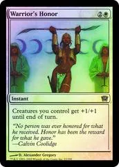 Warrior's Honor [Foil]