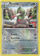 Fraxure [Crosshatch Reverse Holo] #87