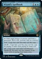 Wizard's Spellbook [Extended Art Foil] #370