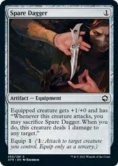Spare Dagger [Foil] #250