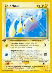 Chinchou [1st Edition] #42