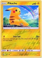Pikachu [Reverse Holo] #28