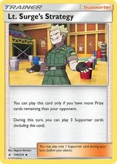 Lt. Surge's Strategy [Reverse Holo] #178