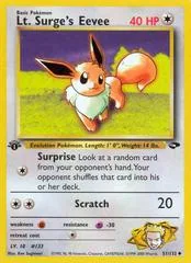 Lt. Surge's Eevee [1st Edition] #51