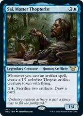 Sai, Master Thopterist