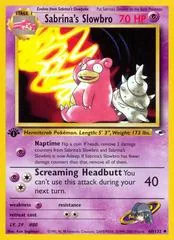 Sabrina's Slowbro [1st Edition] #60