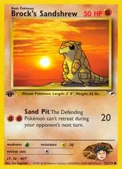 Brock's Sandshrew [1st Edition] #72