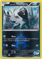 Team Aqua's Poochyena [Reverse Holo] #16