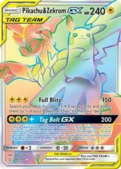 Pikachu & Zekrom GX #184