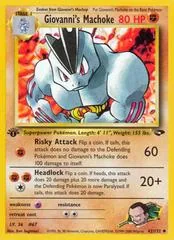 Giovanni's Machoke [1st Edition] #42