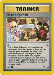 Blaine's Quiz #1 [1st Edition] #97