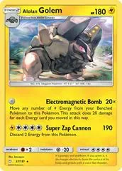 Alolan Golem [Reverse Holo] #37