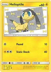 Helioptile [Reverse Holo] #49