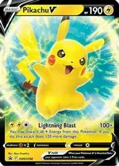 Pikachu V [Jumbo] #SWSH198