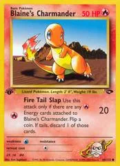 Blaine's Charmander [1st Edition] #60