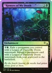 Rumors of My Death [Foil]