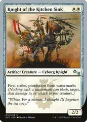 Knight of the Kitchen Sink [F]