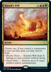 Klauth's Will #51