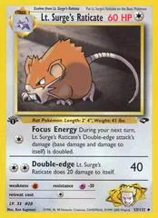 Lt. Surge's Raticate [1st Edition] #53