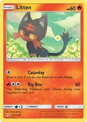 Litten [Reverse Holo] #27