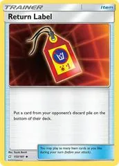 Return Label [Reverse Holo] #153