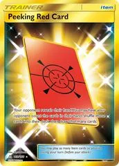 Peeking Red Card #169