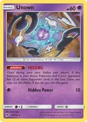 Unown [Reverse Holo] #92