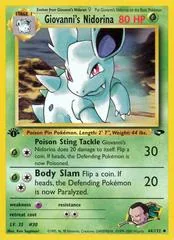 Giovanni's Nidorina [1st Edition] #44