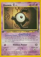 Unown E [1st Edition] #67