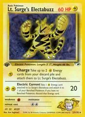 Lt. Surge's Electabuzz [1st Edition] #27