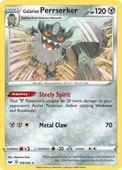 Galarian Perrserker [Reverse Holo] #128