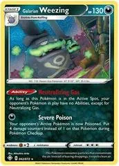 Galarian Weezing [Reverse Holo] #42