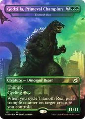 Godzilla, Primeval Champion [Borderless Foil] #377