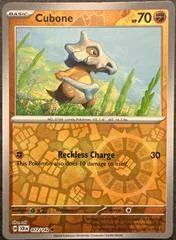 Cubone [Reverse Holo] #72