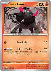 Paldean Tauros #18
