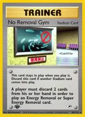 No Removal Gym [1st Edition] #103