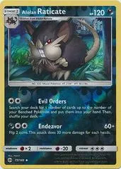 Alolan Raticate [Reverse Holo] #77