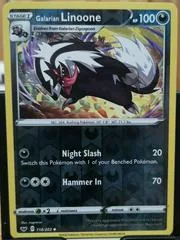 Galarian Linoone [Reverse Holo] #118