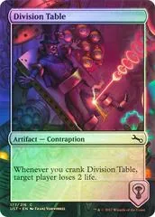 Division Table [Foil]