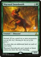 Wayward Swordtooth [Planeswalker Stamped] #150