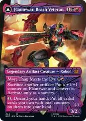 Flamewar, Brash Veteran [Foil] #24