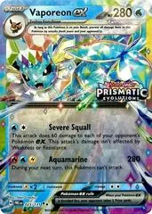 Vaporeon ex [Stamped] #23
