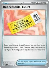 Redeemable Ticket #156