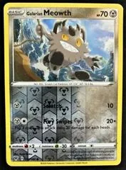 Galarian Meowth [Reverse Holo] #112