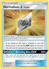 Normalium Z: Tackle [Reverse Holo] #203