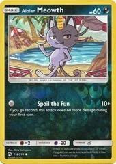 Alolan Meowth [Reverse Holo] #118