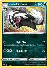 Galarian Linoone [Reverse Holo] #118
