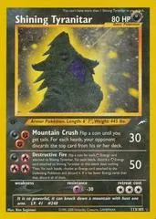 Shining Tyranitar [1st Edition] #113